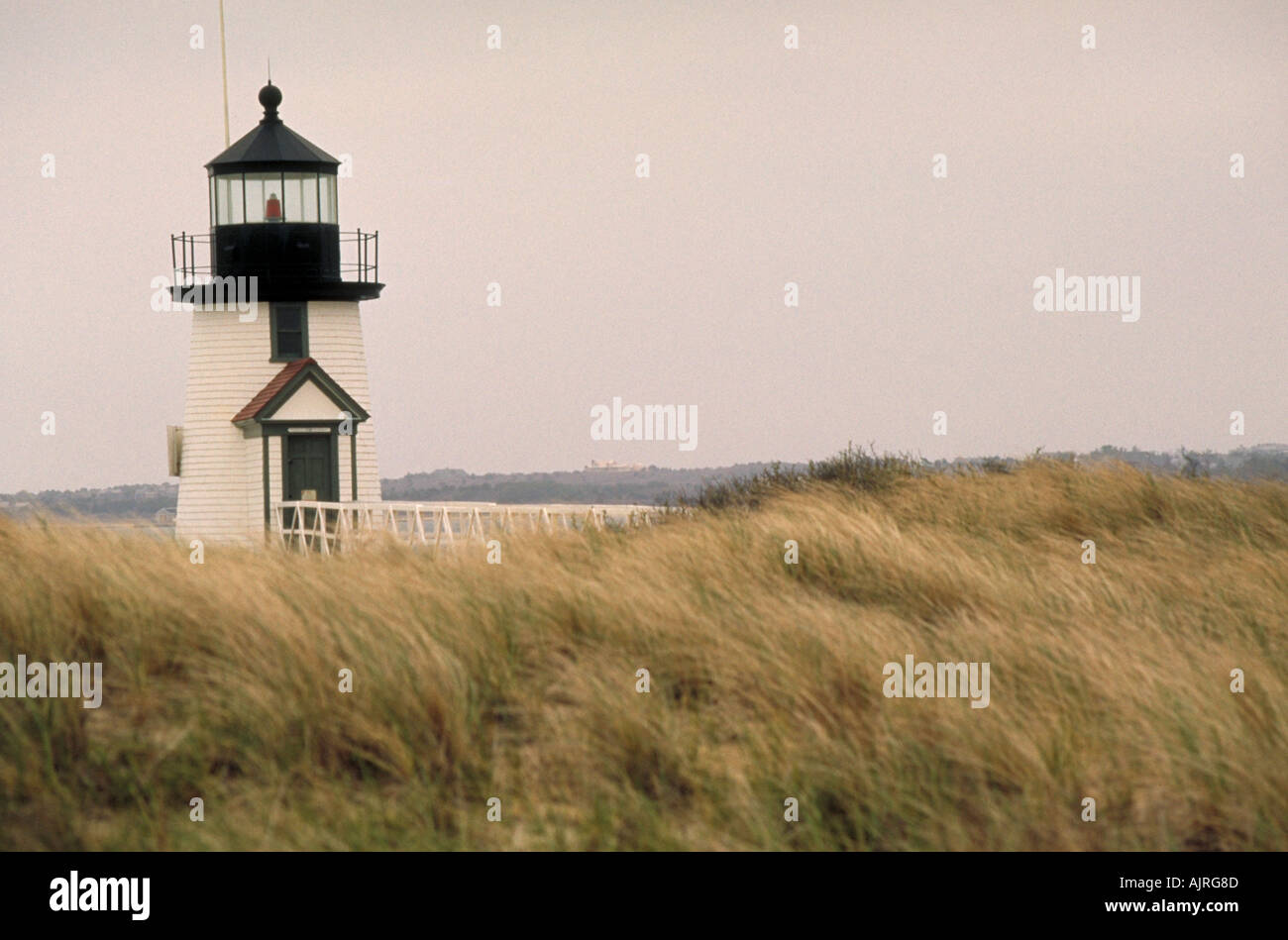 Brant Point Lighthouse. Nantucket, Masse Stockfoto