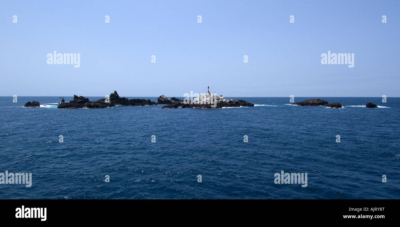 Panorama von St. Peter und St. Paul s rockt Atlantik Brasilien Stockfoto