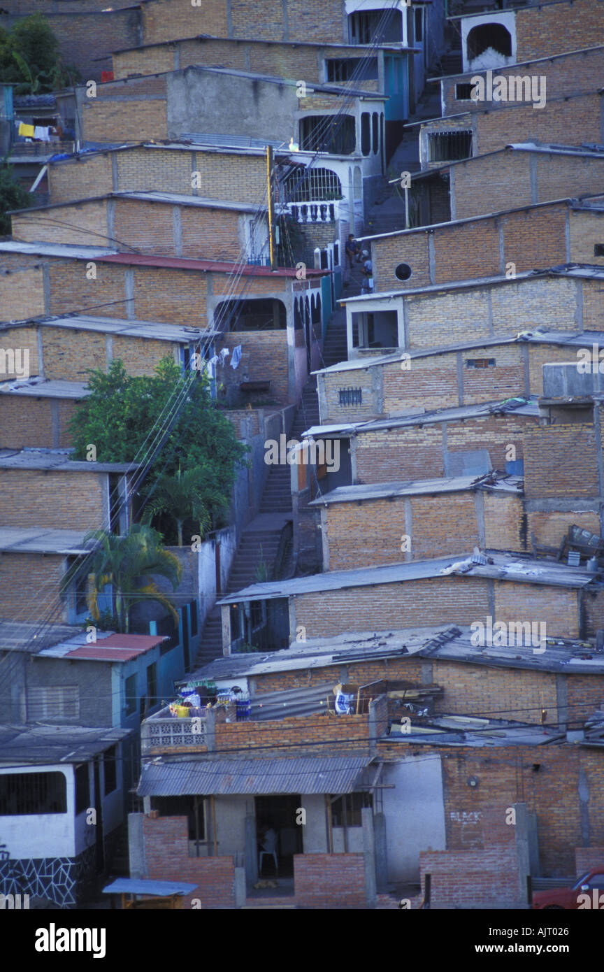 Reihen von Häusern Stockfoto