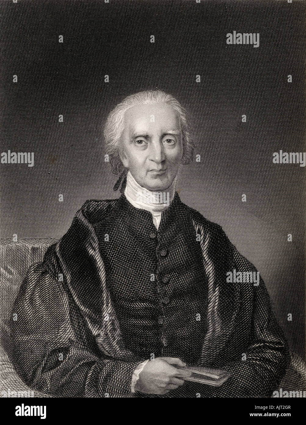 Charles Carroll of Carrollton, aka Charles Carroll III, 1737 - 1832. Stockfoto