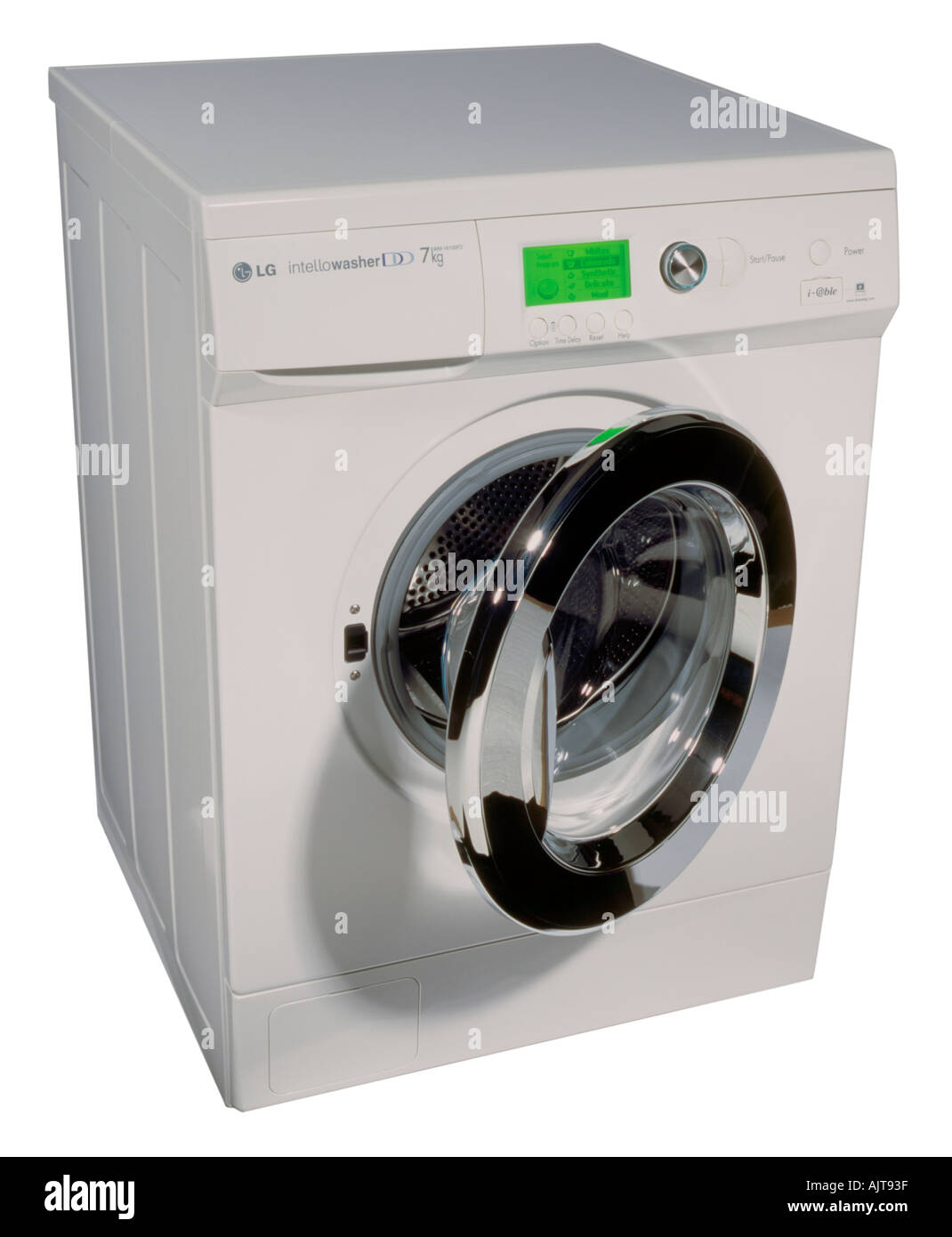 Weiße Ware Waschmaschine Stockfoto