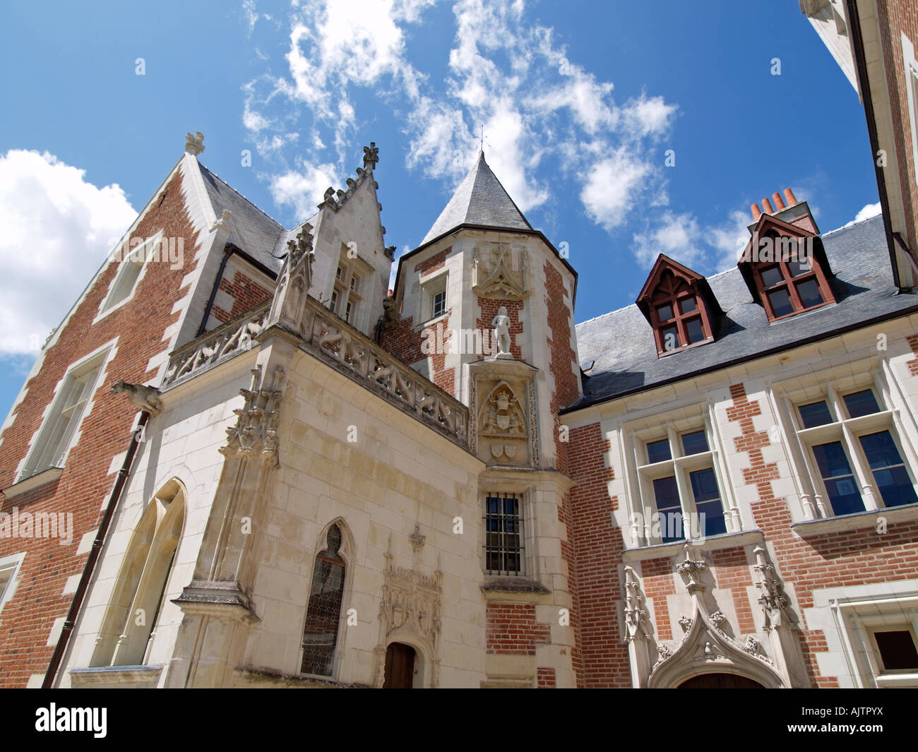 Chateau de Clos Luce in Amboise Tal der Loire Frankreich Stockfoto