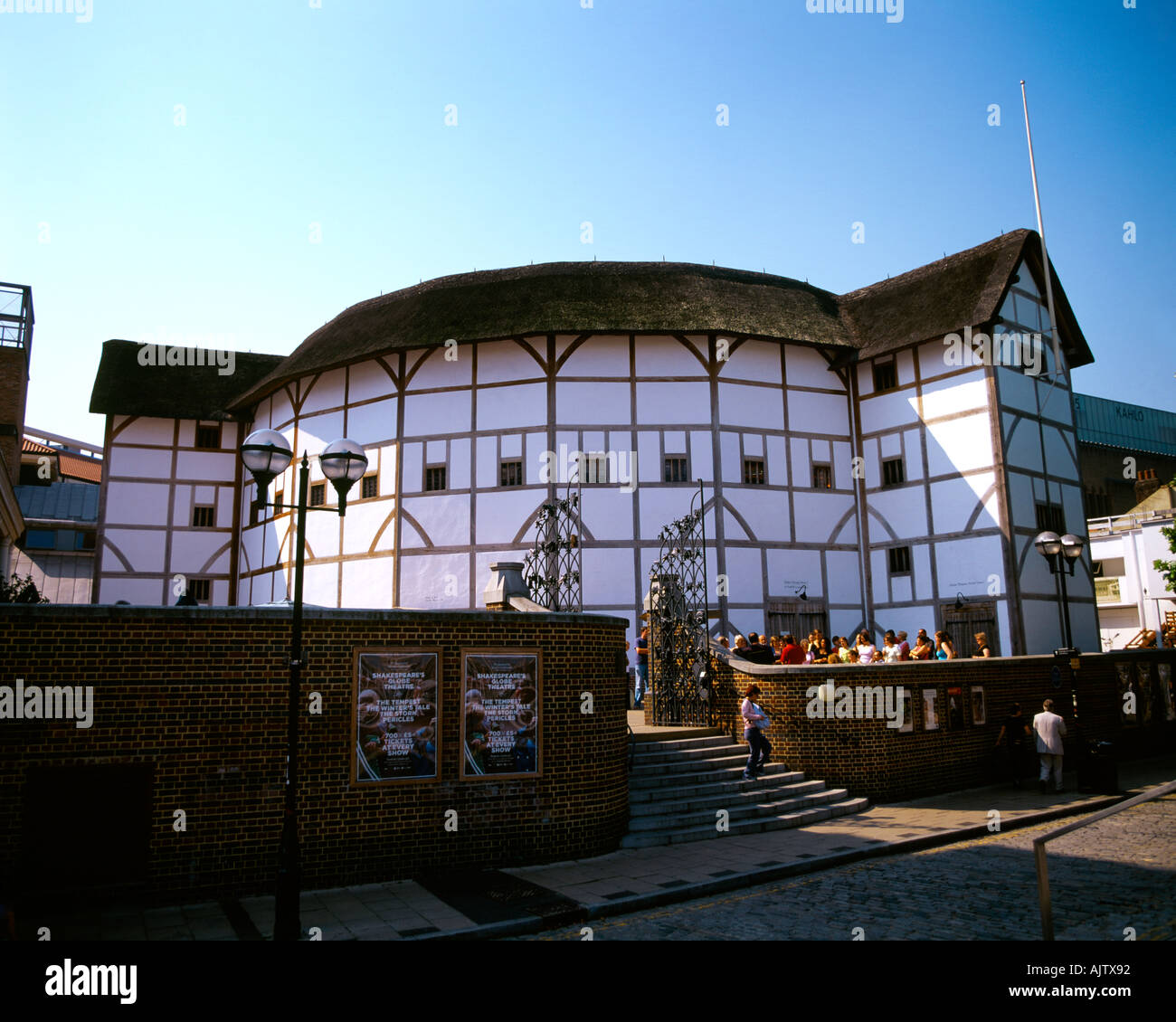 Globe Theatre London England Stockfoto