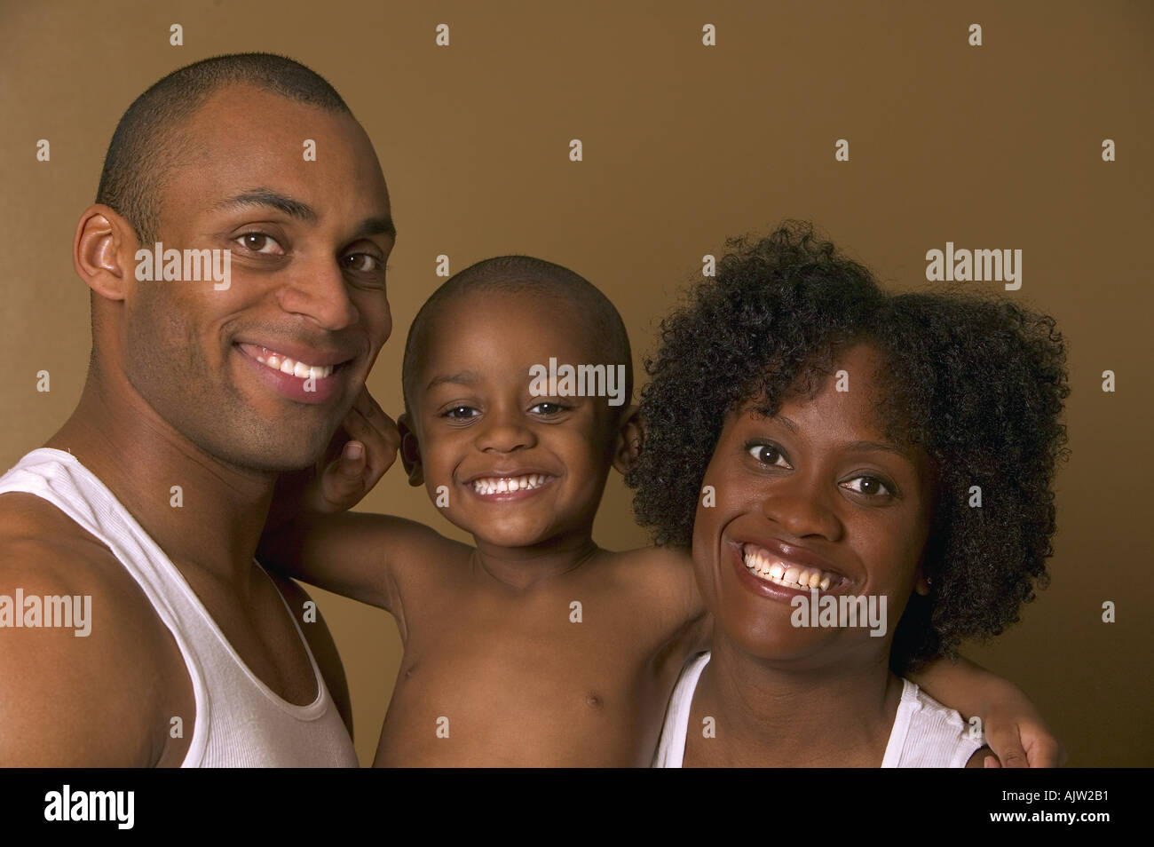 Eltern und seinem kleinen Sohn Stockfoto