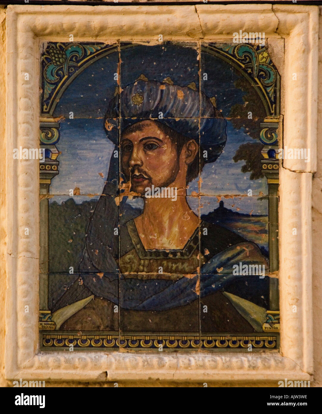 Anlegen des Königs Haus / Ronda Stockfoto