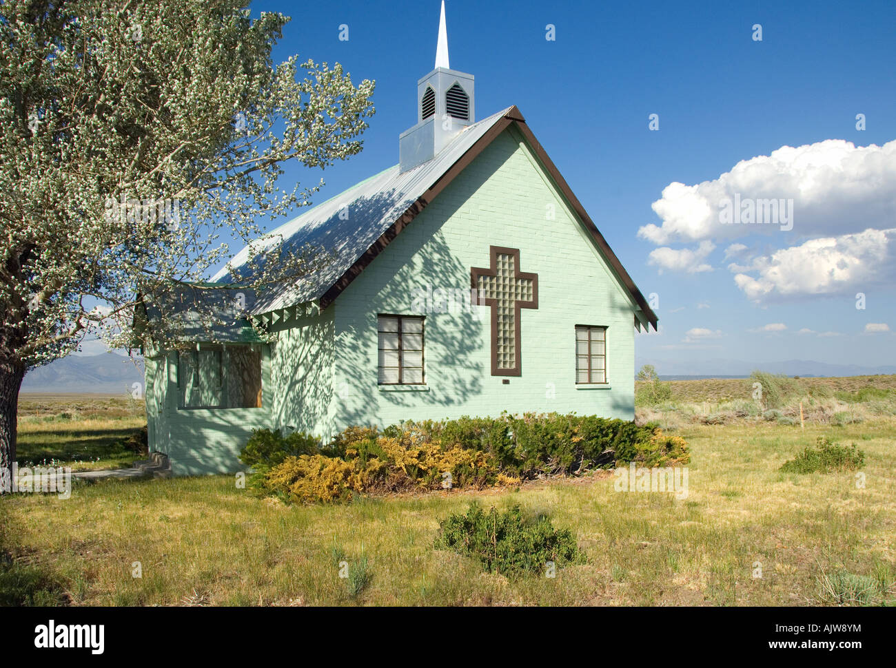 Kirche in der high Desert, CA 2 Stockfoto