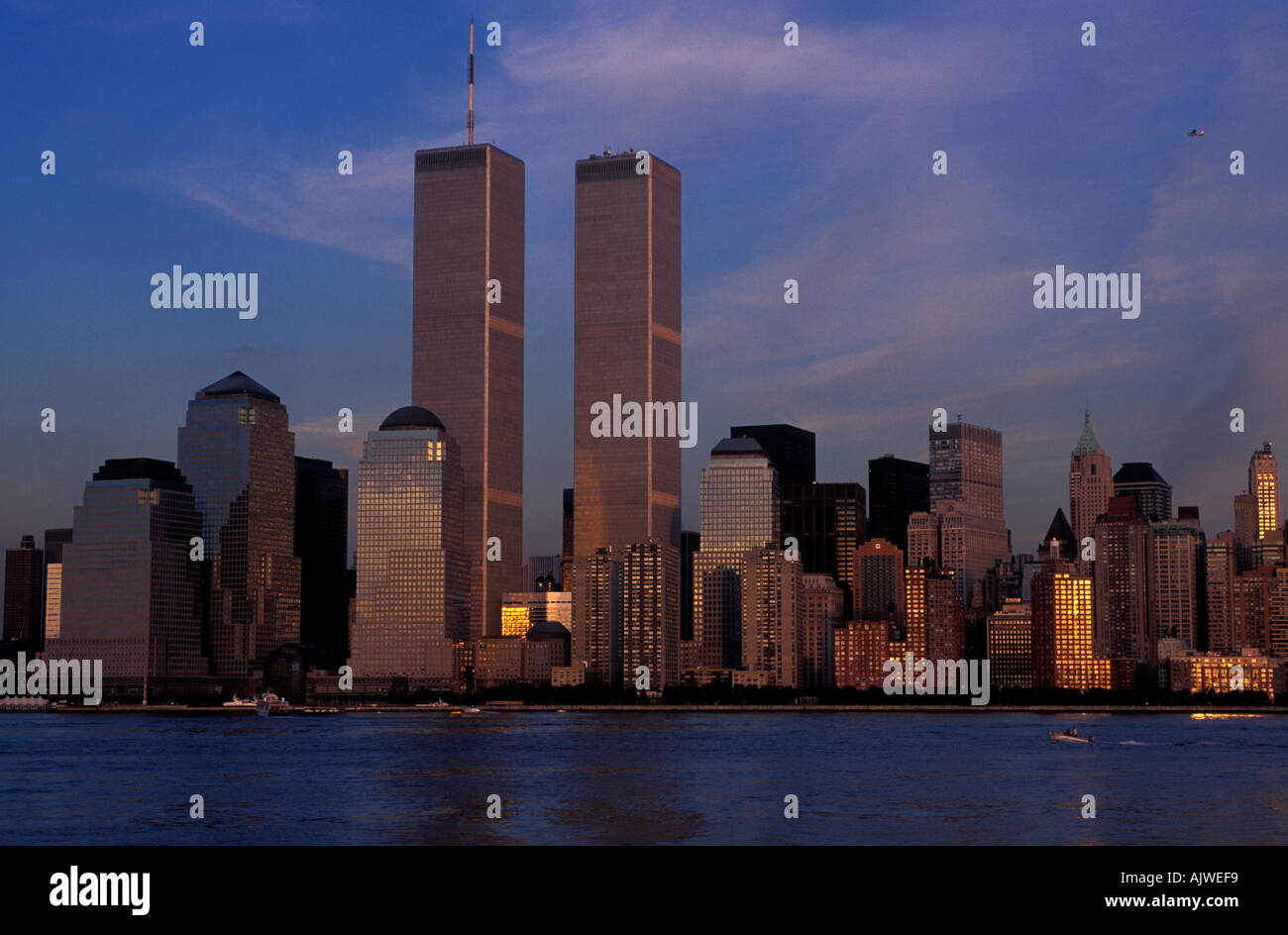USA New Yorker Lower Manhattan vor 11. September 2001 Stockfoto