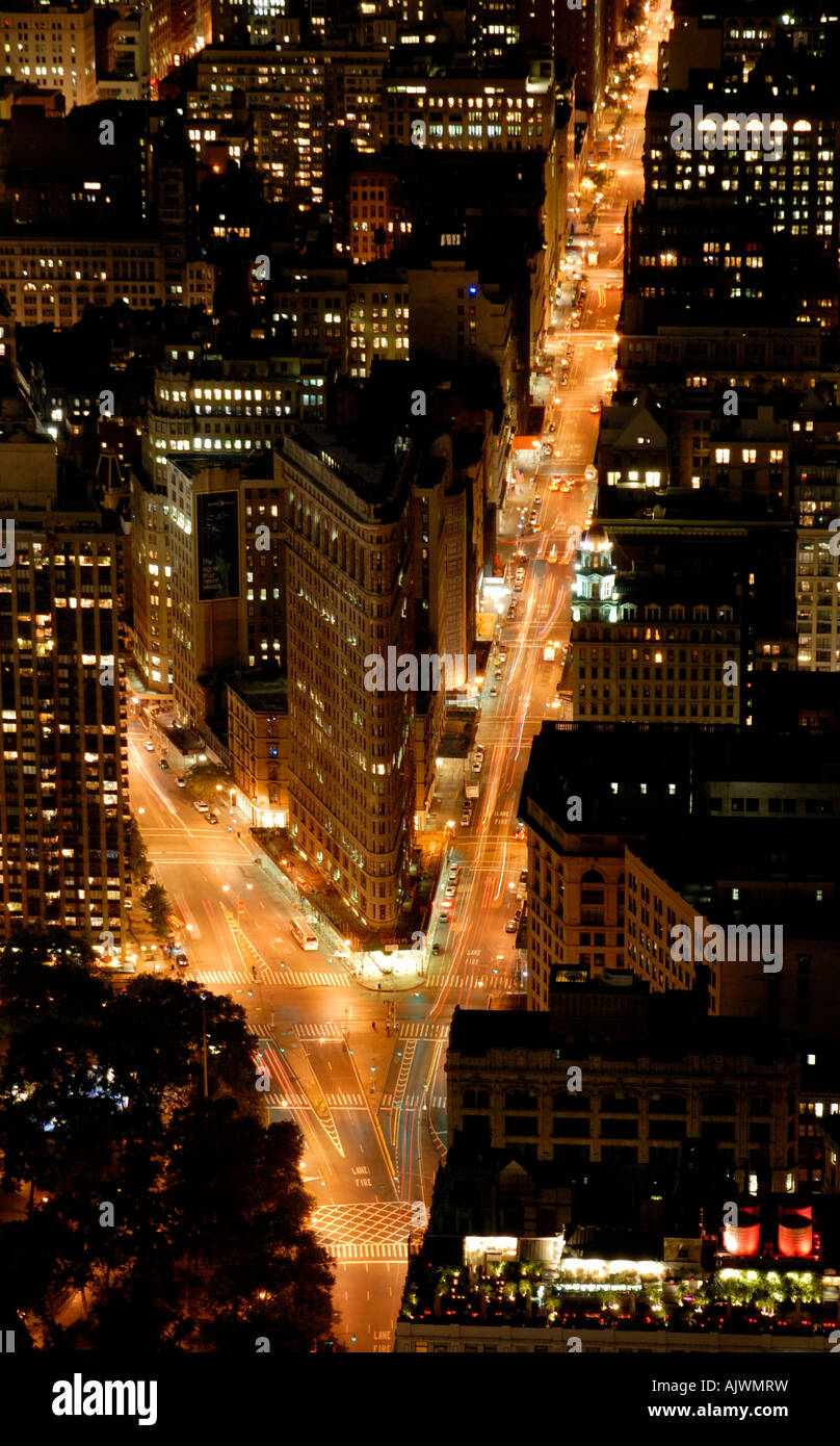 Das Gebäude von dem Empire State Building Fuller (Flacheisen) Stockfoto