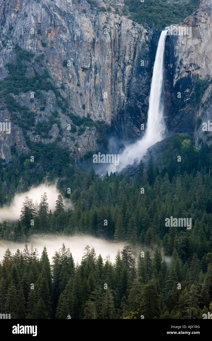 Bridal Veil Fall Yosemite-Nationalpark Stockfoto