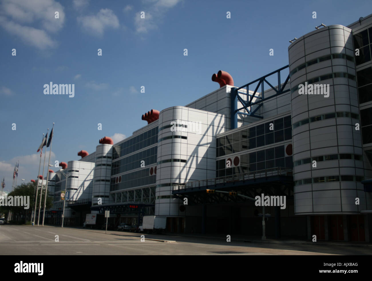 Außenansicht des George R Brown Convention Center Houston Texas November 2007 Stockfoto