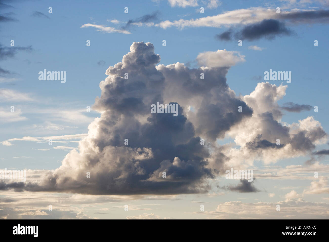 Stratocumulus Wolke. Indien Stockfoto