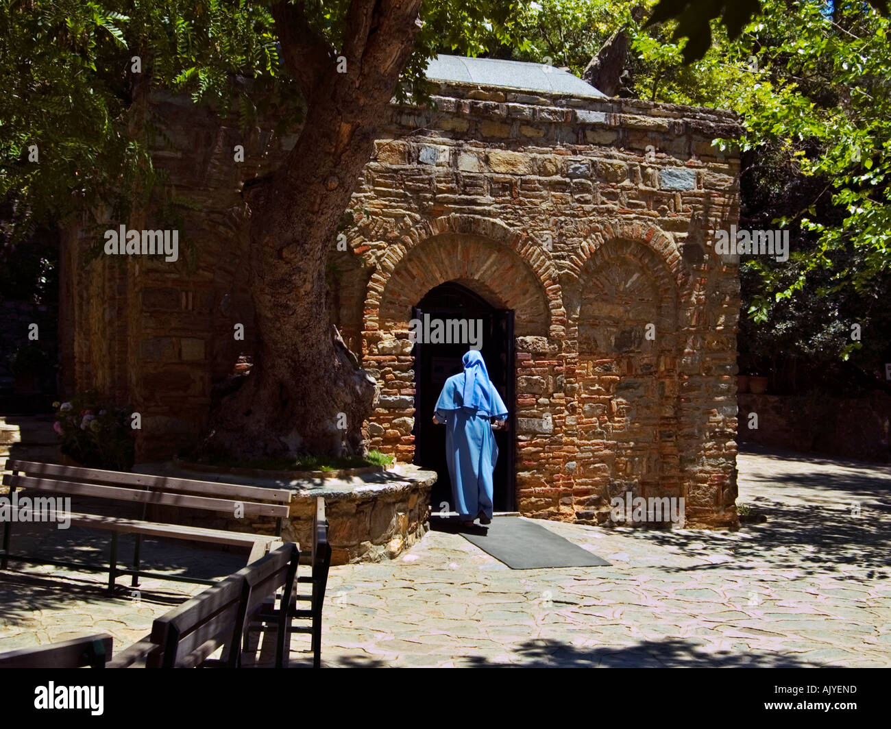 Haus Der Mutter Maria Selcuk Turkei Stockfoto Bild 8477148 Alamy