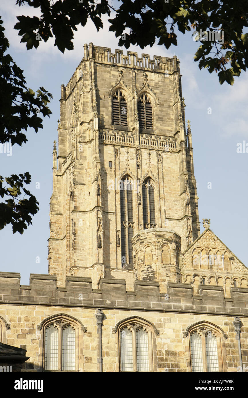 Großbritannien England County Durham, Durham City, Durham Cathedral, UNESCO-Weltkulturerbe, normannische Architektur des 11. Jahrhunderts, UK071001077 Stockfoto