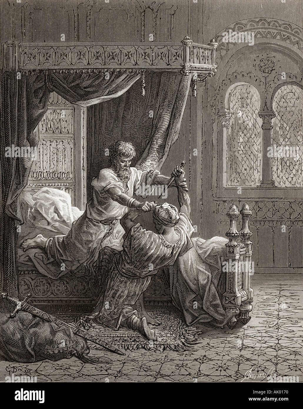 Edward I. von England, (1239 - 1307) tötet ihn. Sein Attentäter war Juni 1272. Stockfoto