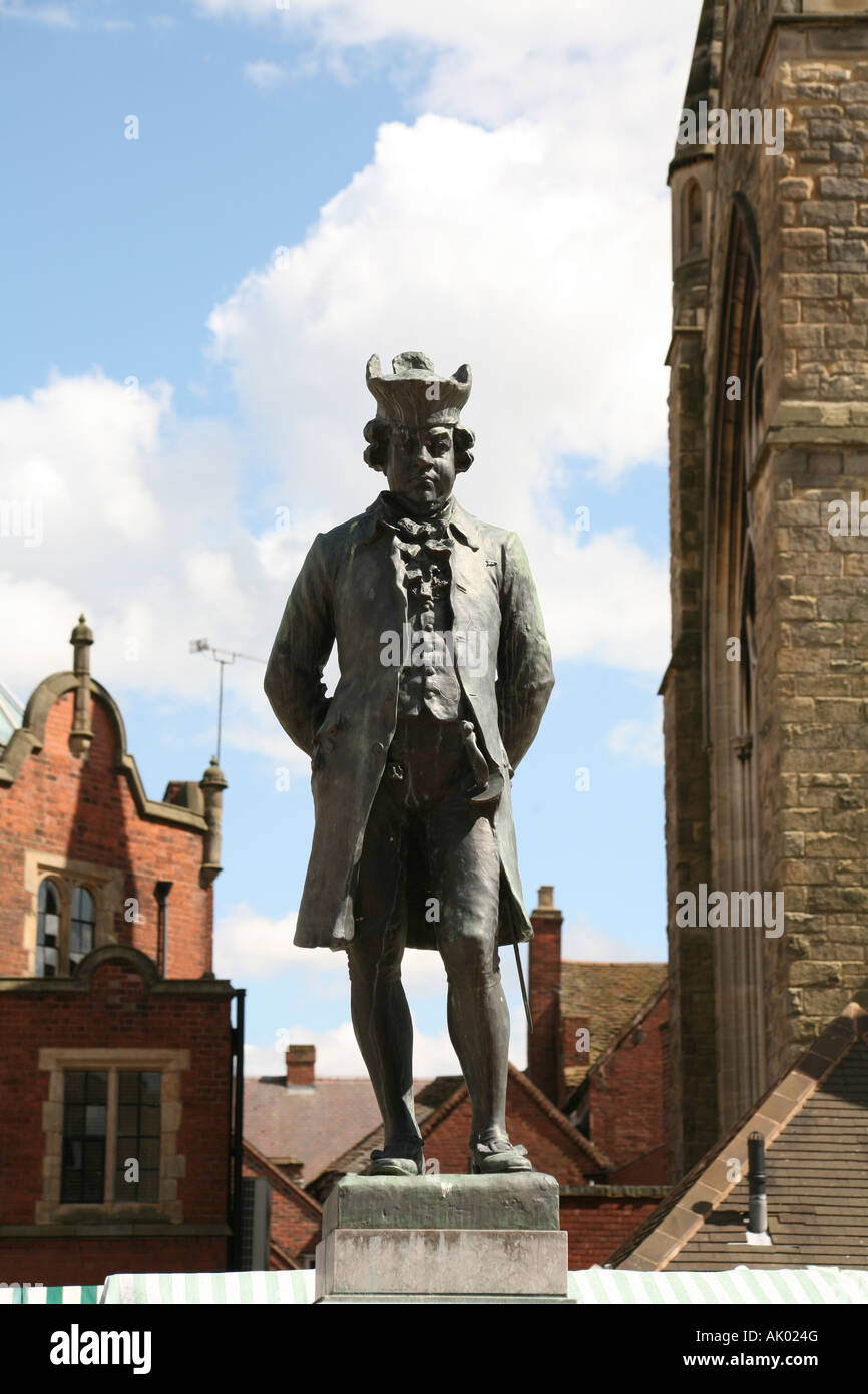 Denkmal für James Boswell in Lichfield 001 Stockfoto