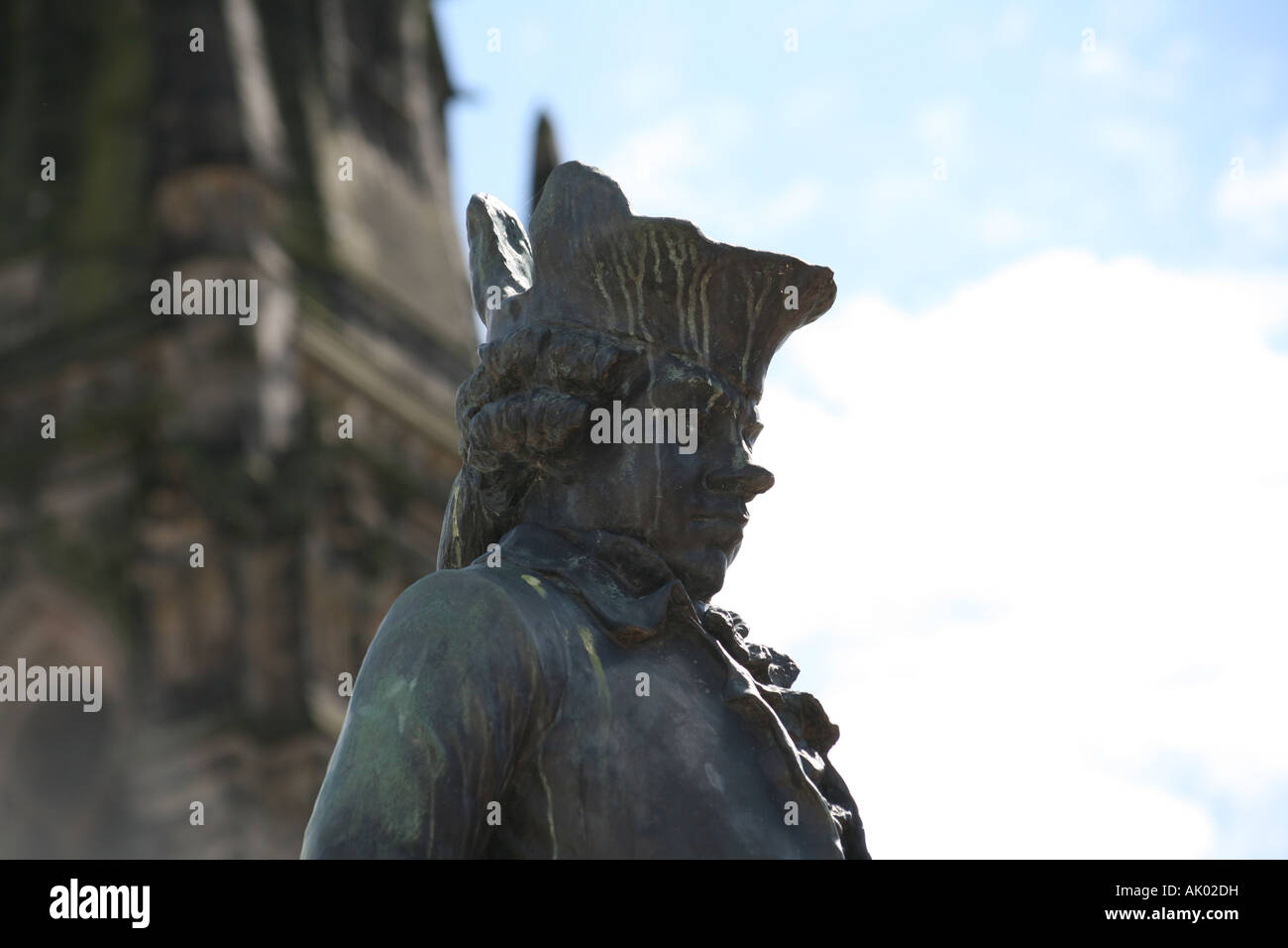 Denkmal für James Boswell in Lichfield 006 Stockfoto
