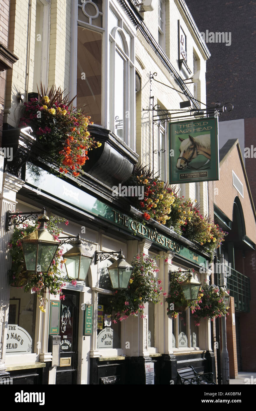 UK England Lancashire, Manchester, Jackson's Row, The Old Nag's Head, Pub, Bar Lounge Pub, UK071007005 Stockfoto