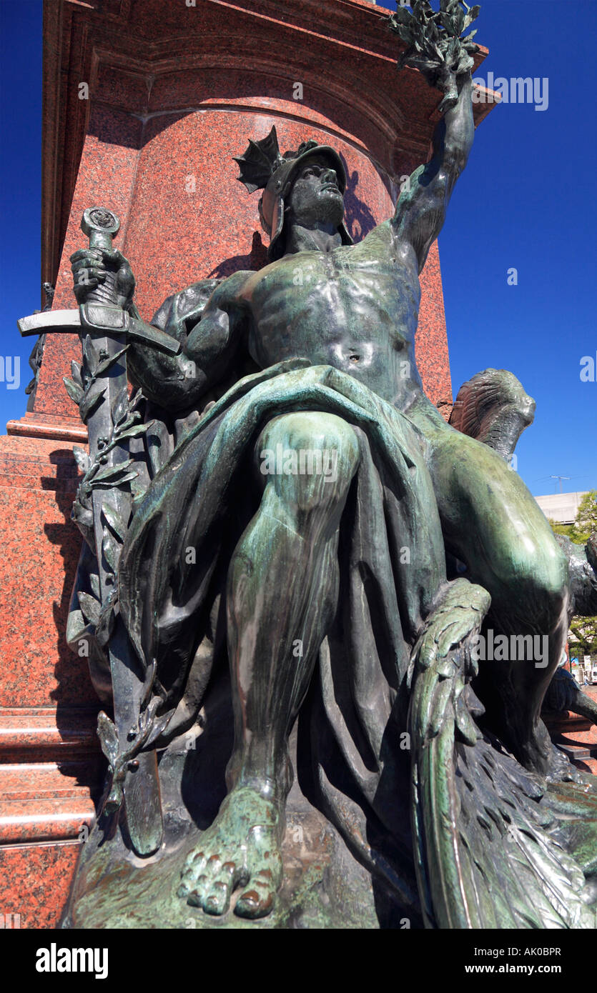 Denkmal für General José de San Martin. "Platz San Martin", in der Innenstadt, Buenos Aires, Argentinien Stockfoto