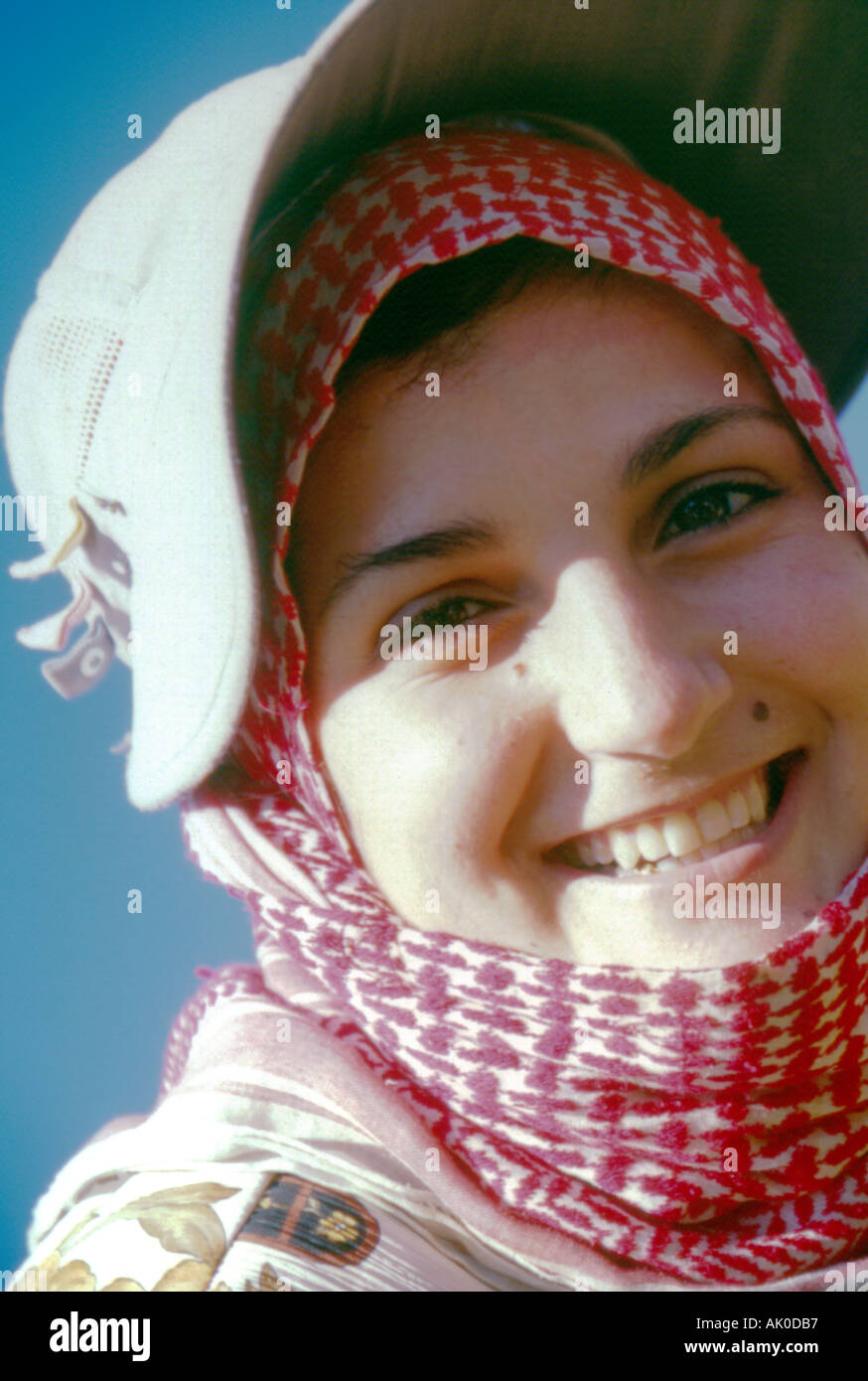 Tribiswoman Porträts Libanon Stockfoto