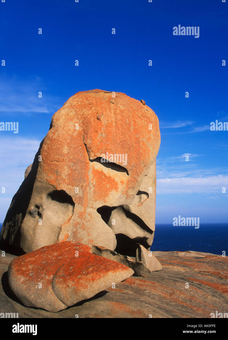 Bemerkenswerte Felsen sind ein Symbol von [Kangaroo Island] befinden sich in der Flinders Chase Nationalpark South Australia Stockfoto