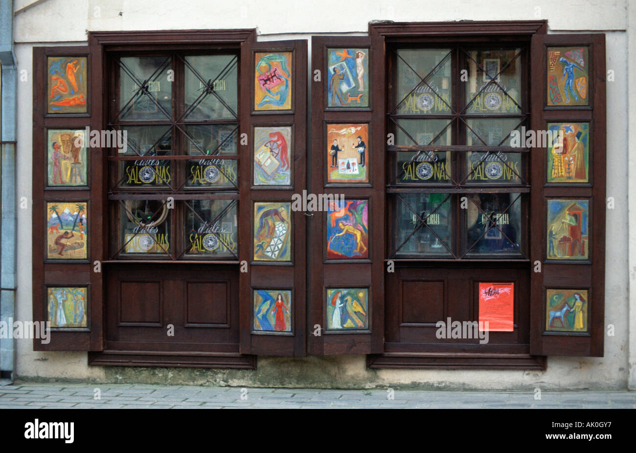 Malerei / Kaunas / Gemaelde Stockfoto