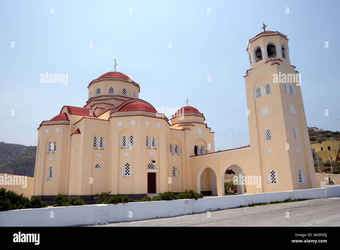 "Agios Charalambos" Exo Gonia Santorin, Griechenland Stockfoto