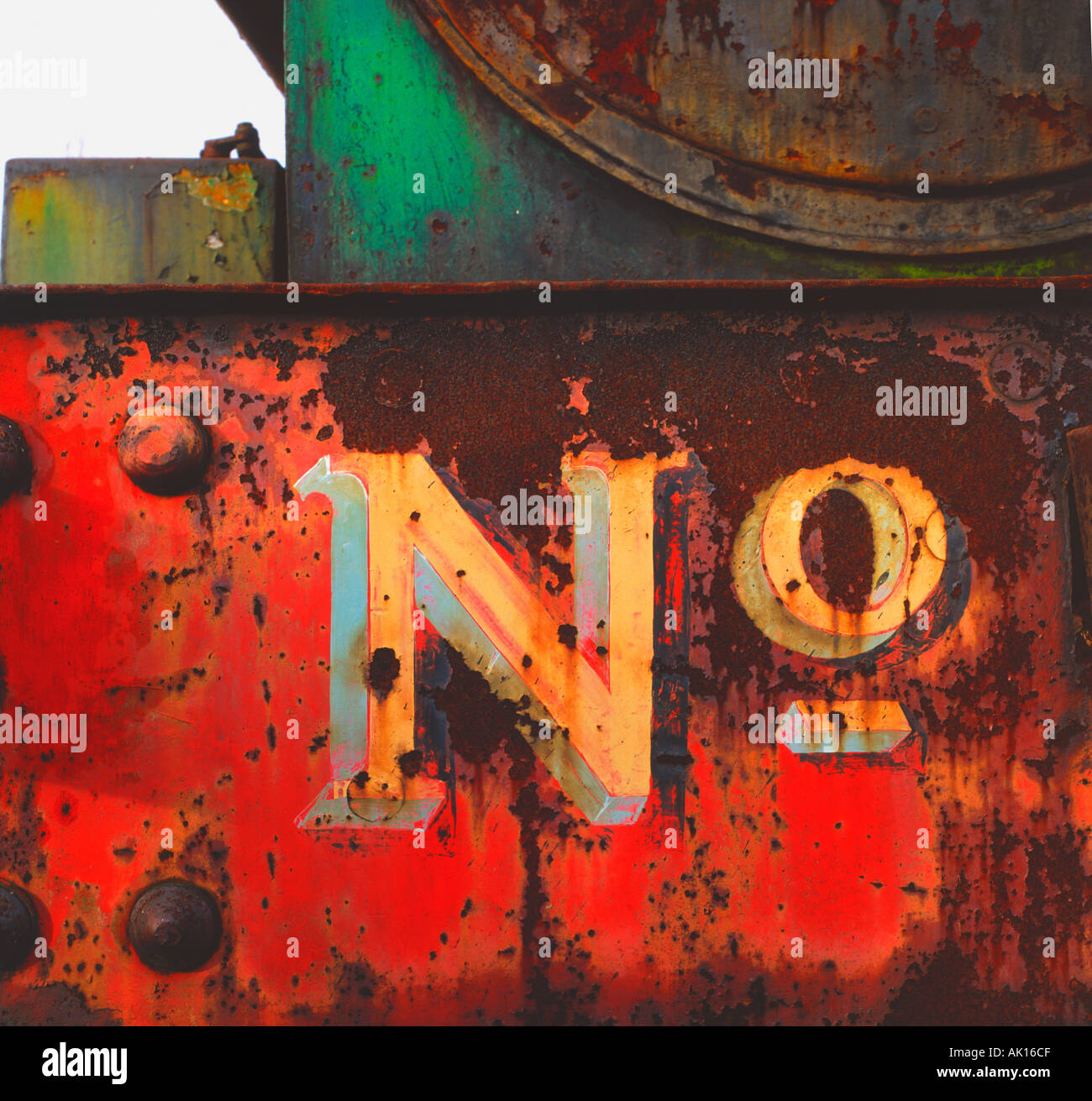 Detail der Dampfzug Stockfoto