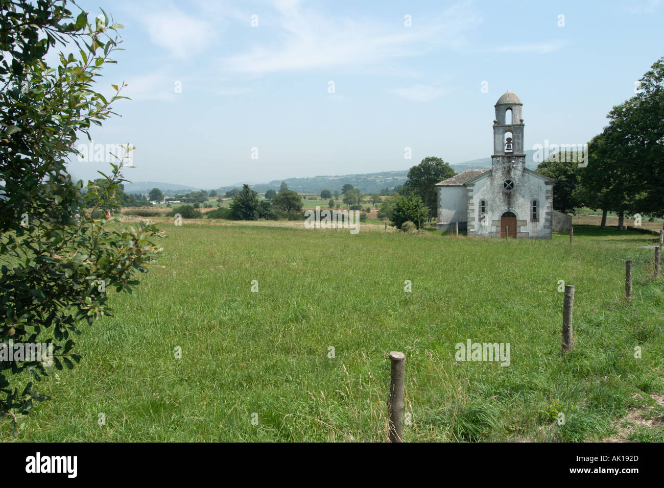 Kulturlandschaft in Galicien, Nordspanien Stockfoto