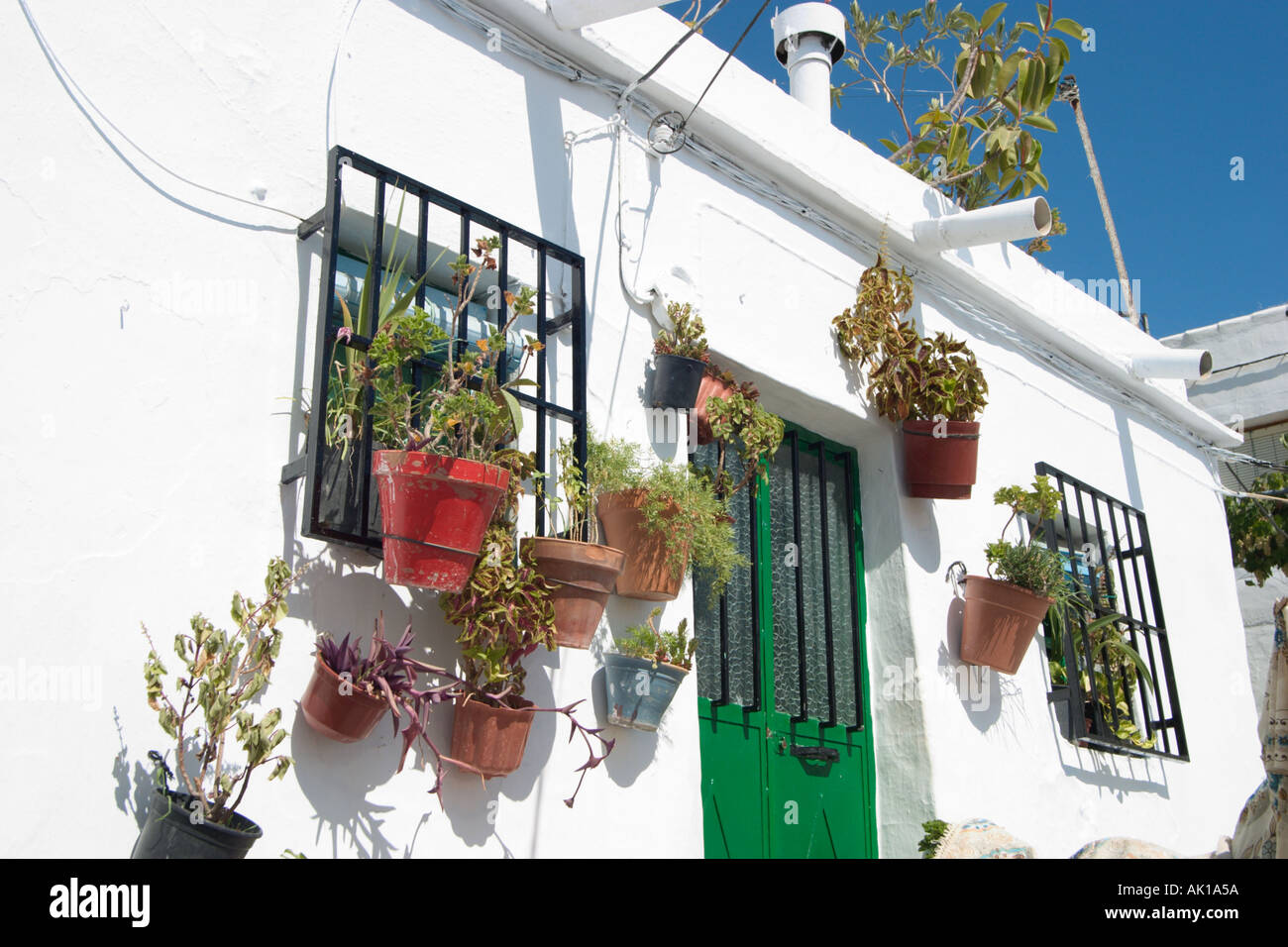 Die historische Altstadt von Frigiliana in der Nähe von Nerja, Costa Del Sol, Andalusien, Spanien Stockfoto