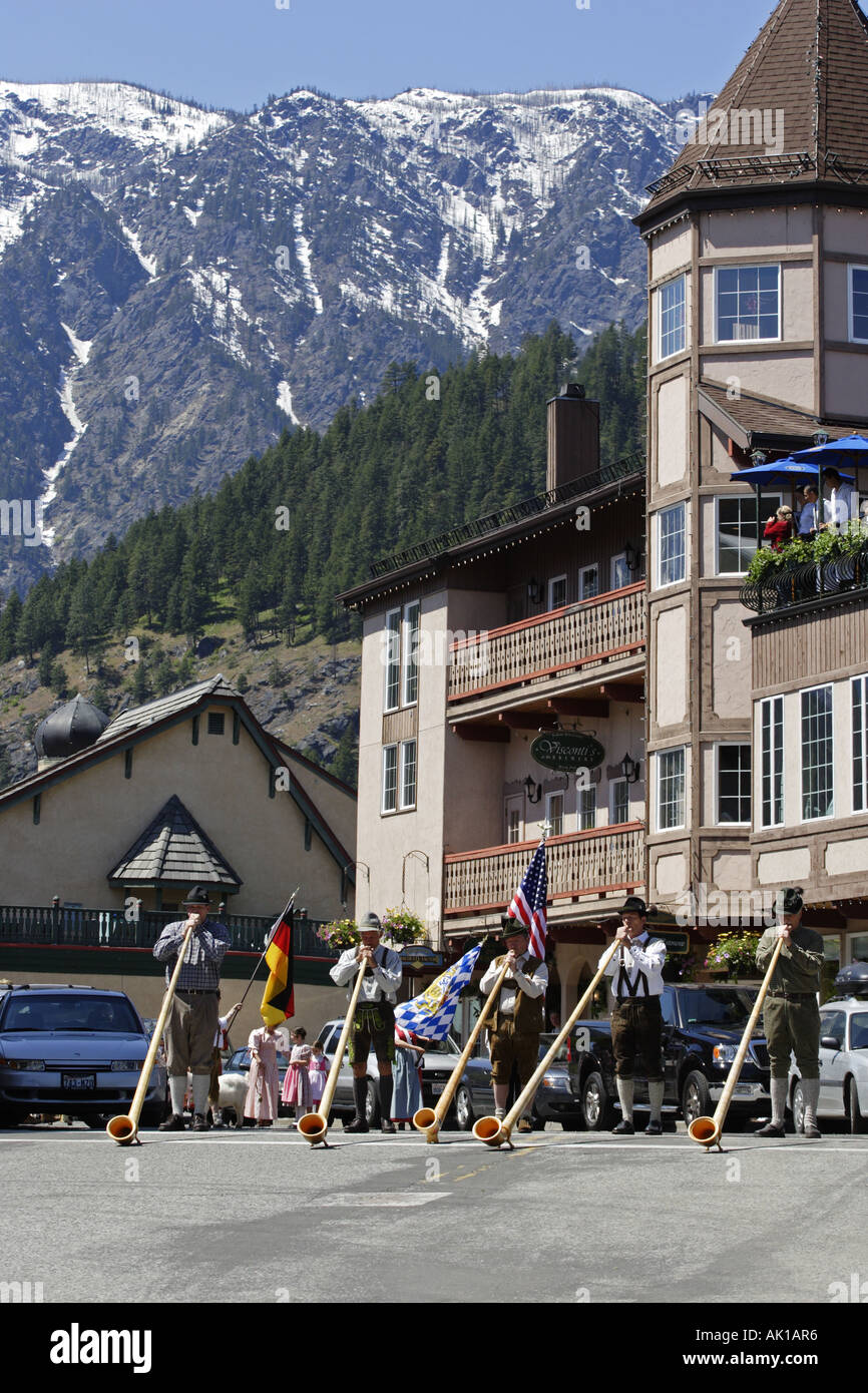 Leavenworth, Washington USA Stockfoto
