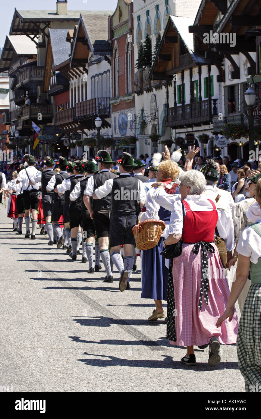 Großen Festzug, Leavenworth Washington USA Stockfoto