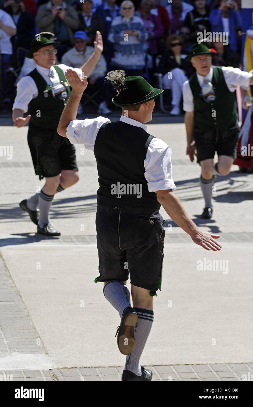 Bayerischen Volkstänzer Stockfoto