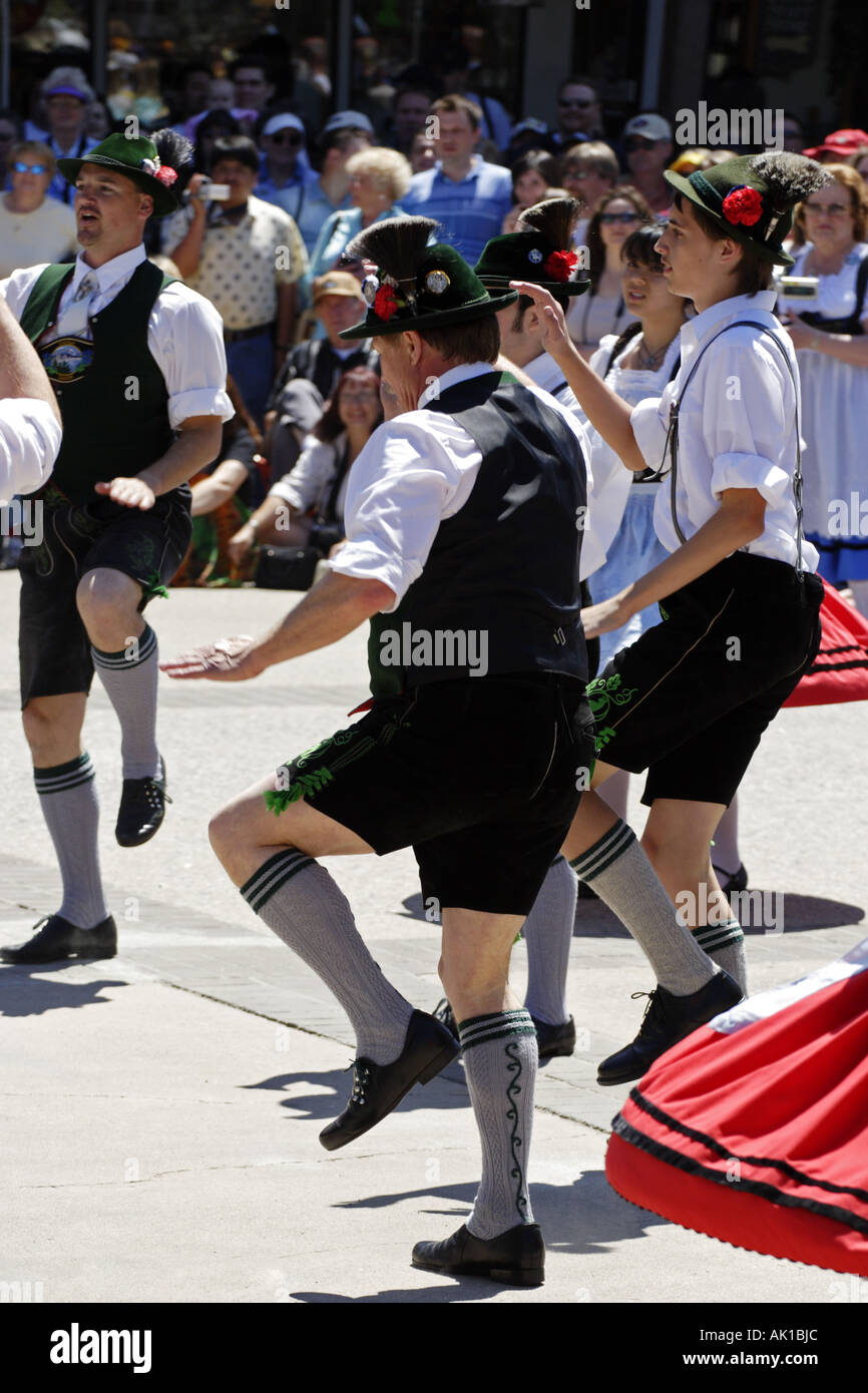 Bayerischen Volkstänzer Stockfoto