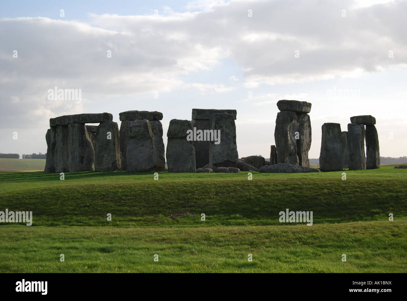 Prähistorische Monument Stonehenge, Amesbury, Wiltshire, England, Vereinigtes Königreich Stockfoto