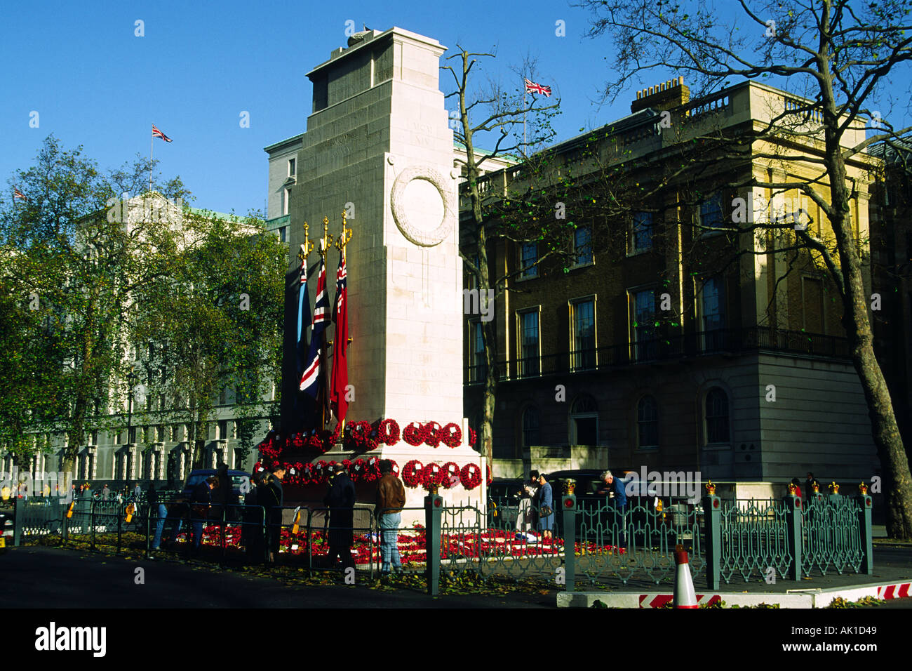 Kenotaph Whitehall London England Stockfoto
