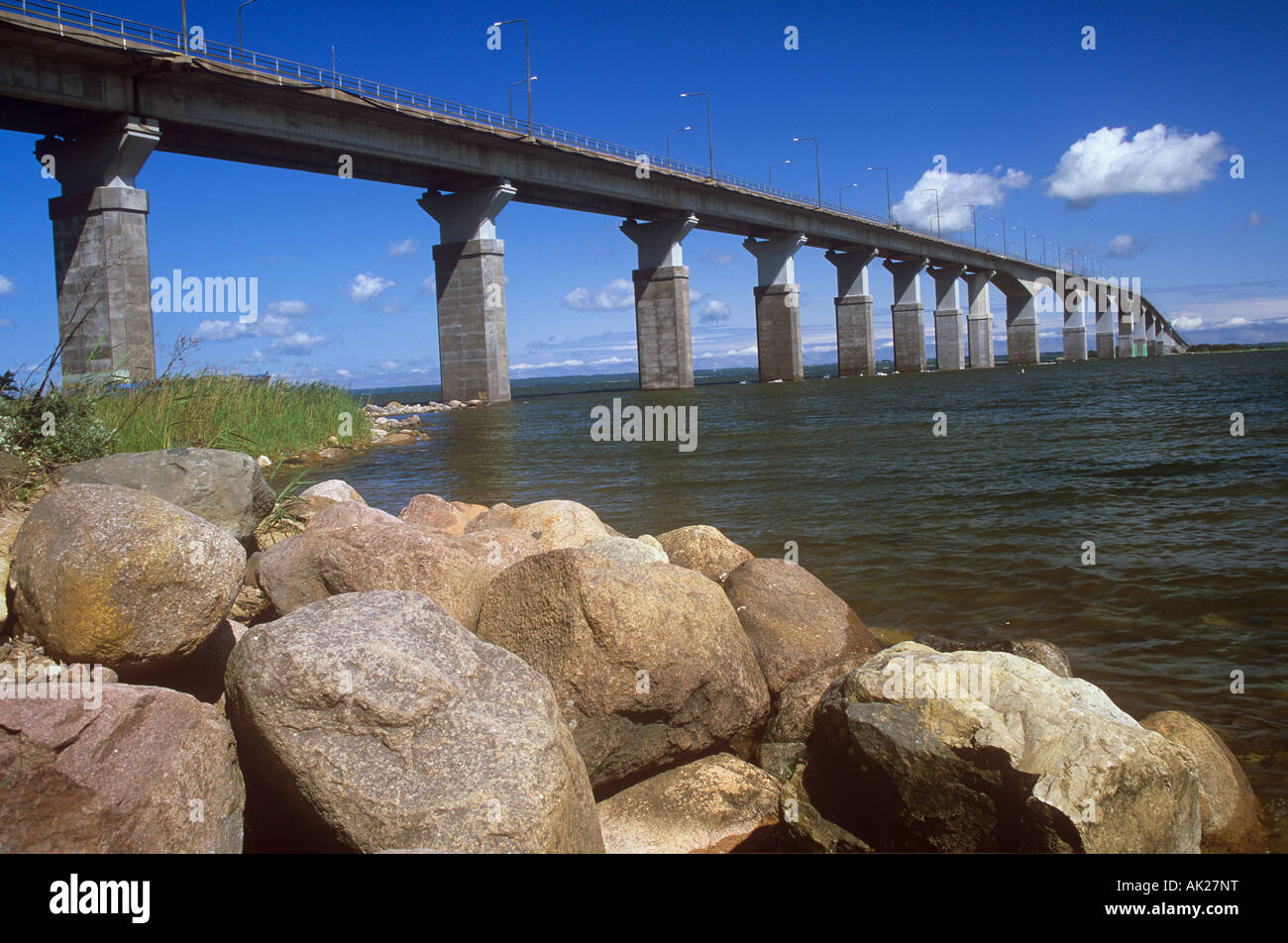Öland-Brücke Stockfoto