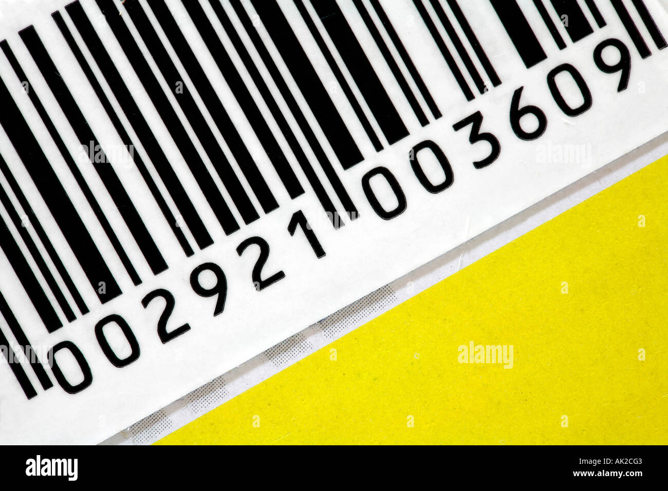 Barcode, Identifikations-Code, Makro Stockfoto