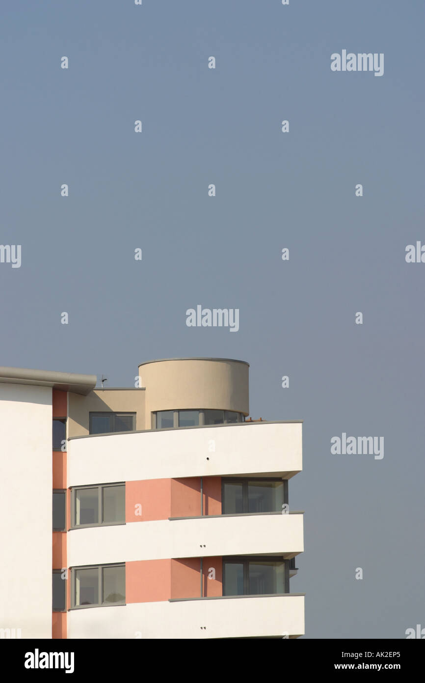 Bristol neue Luxus Wohnung Wohnungen gebaut entlang der alten Hafen-Sommer 2006 Stockfoto