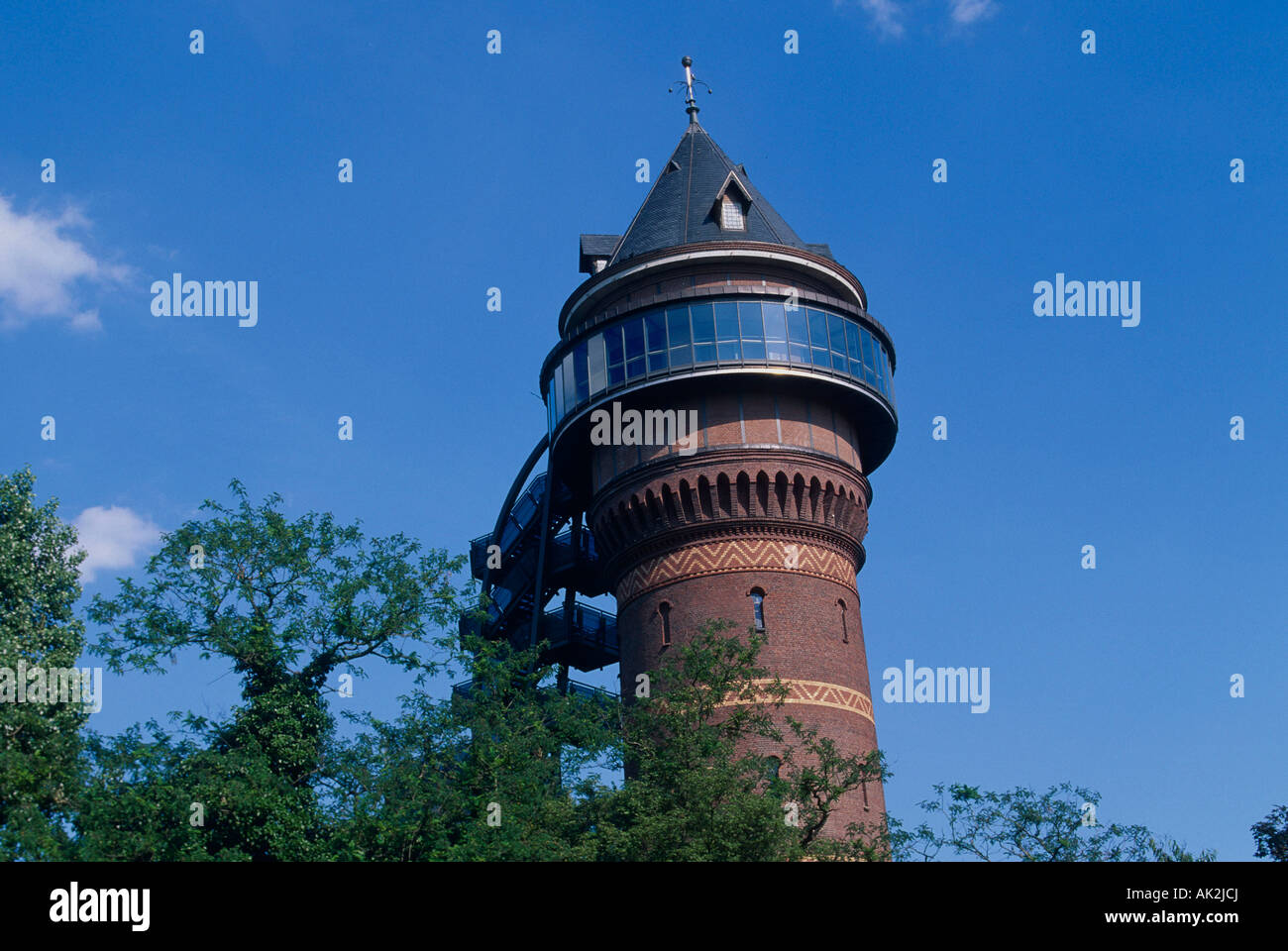 Wasserturm / Mülheim Stockfoto