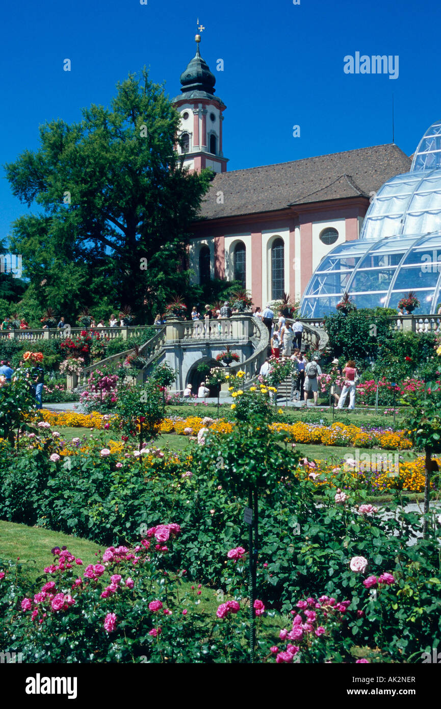 Schloss Chuch / Insel Mainau Stockfoto