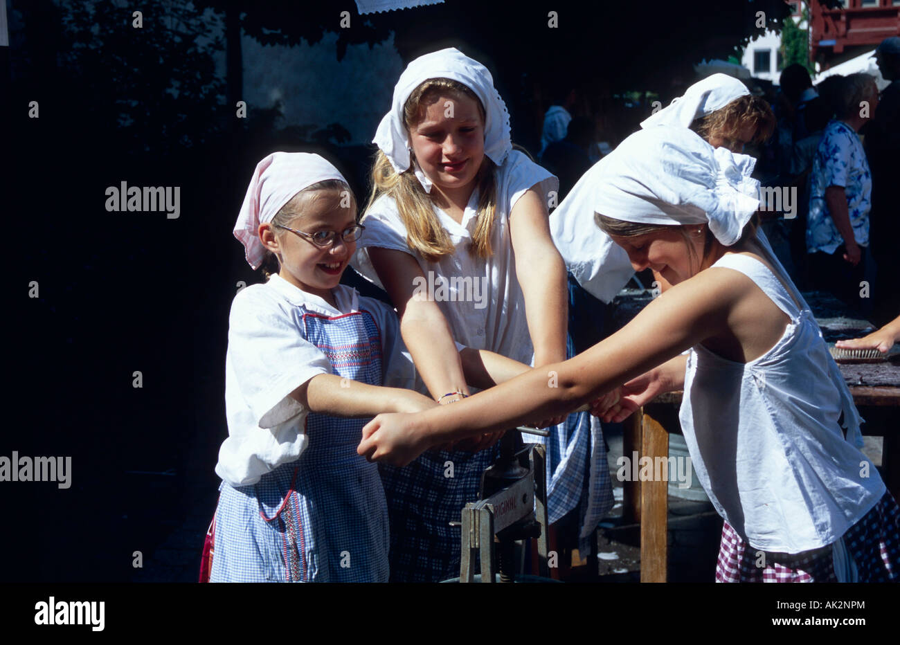 Mädchen / Bad Saulgau Stockfoto