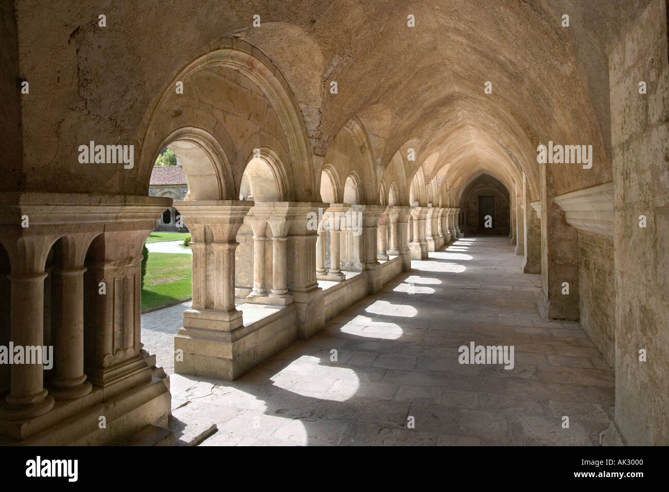 Kloster, Abtei von Fontenay, nr Montbard, Burgund, Frankreich Stockfoto
