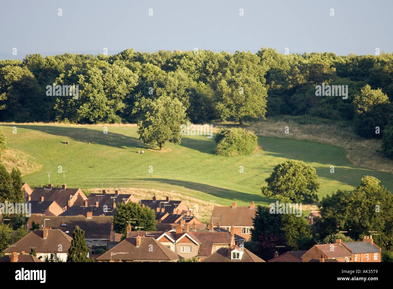 Ein Blick von Worcester am Abend Stockfoto