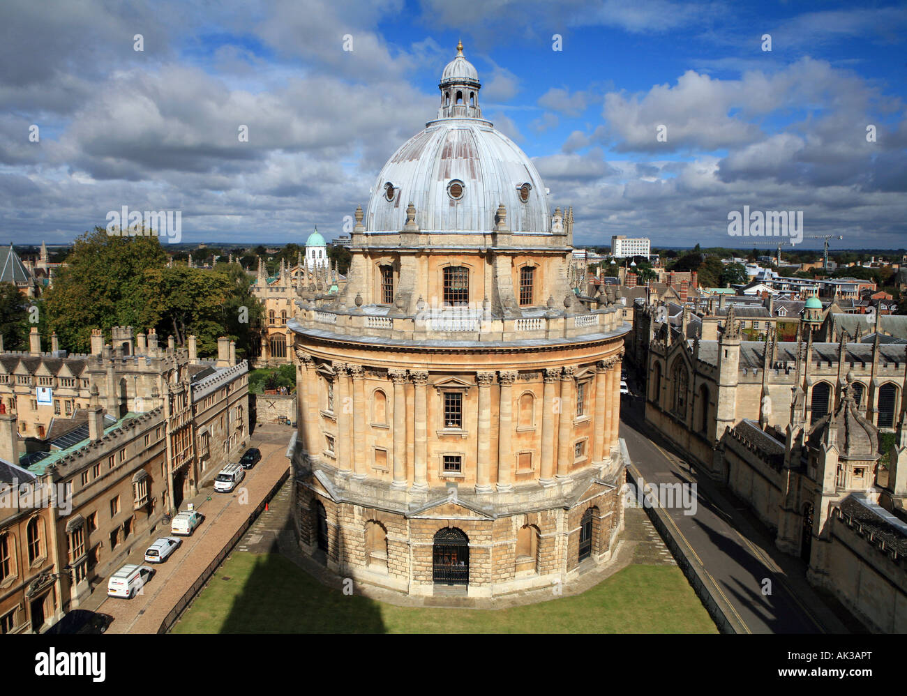 Das Wahrzeichen Radcliffe Camera Lesesaal der Universität s Bodleian Library in Oxford Mittelengland Stockfoto