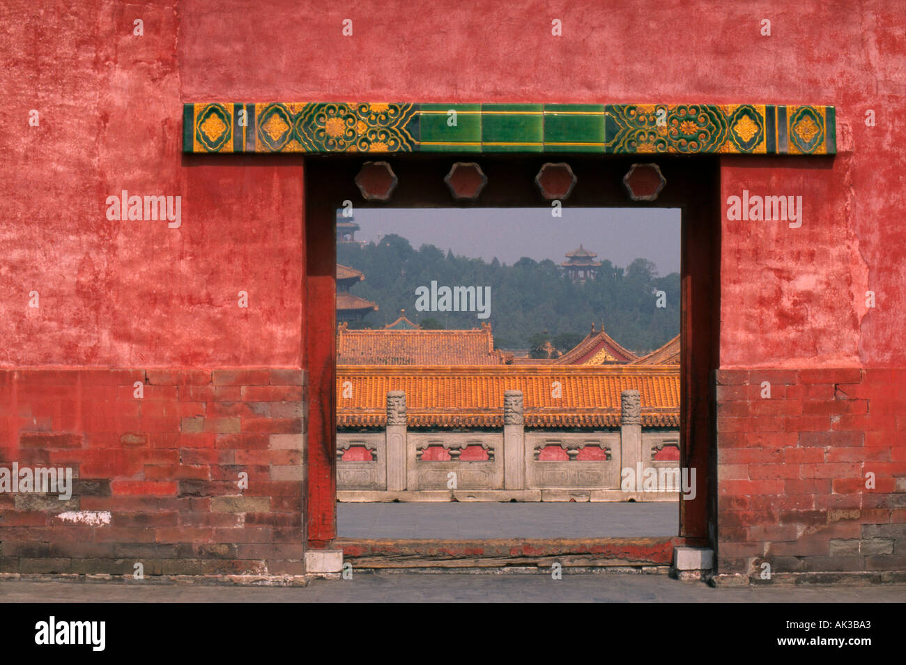 Verbotene Stadt-Beijing-China Stockfoto