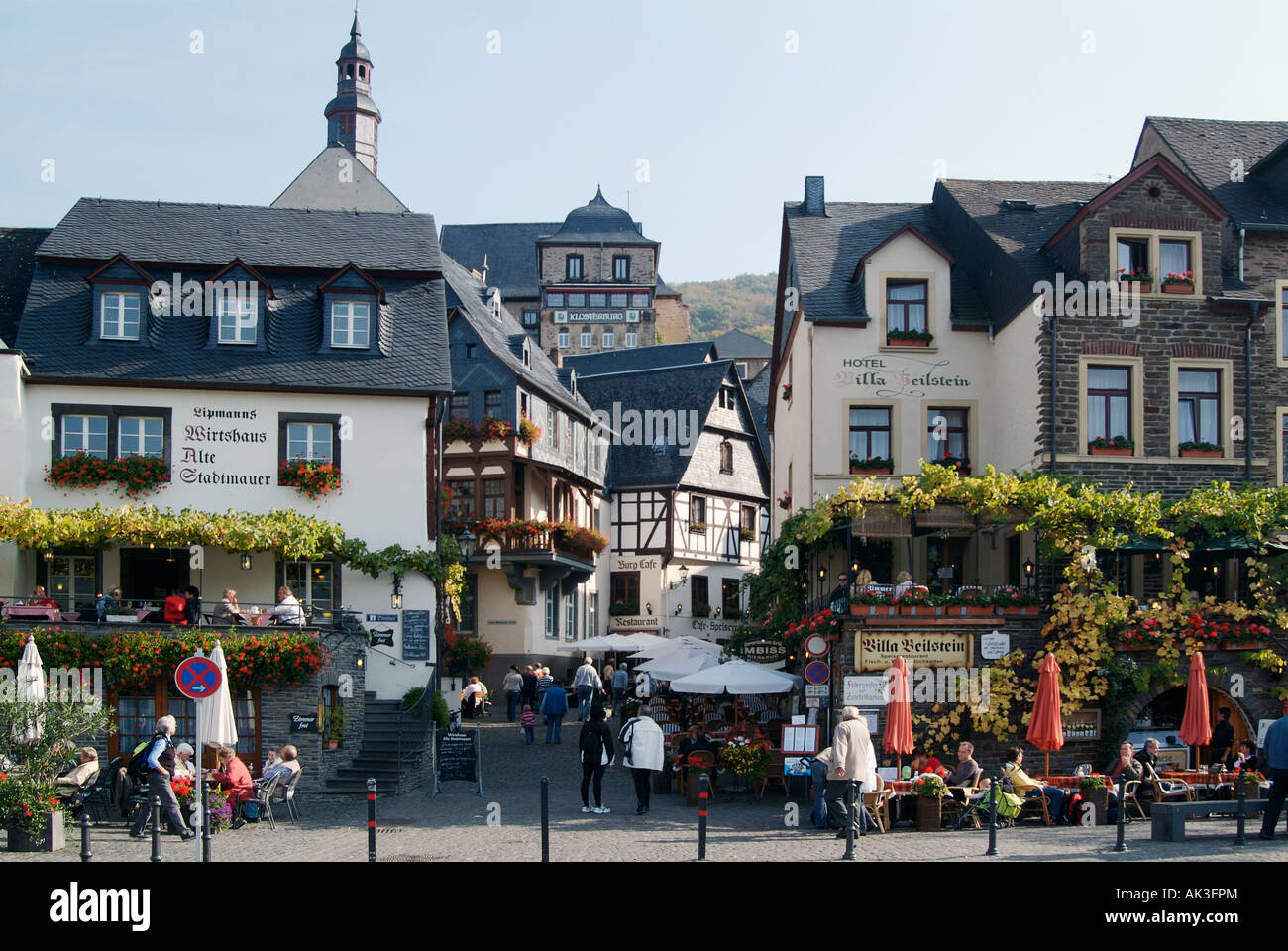 Stadt Beilstein Mosel Stockfoto