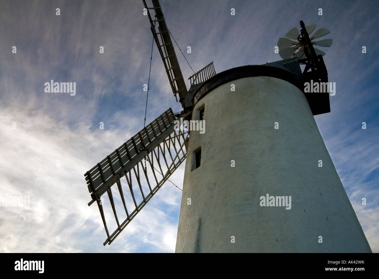 Ballycopeland, Windmühle, Co Down, Nordirland. Stockfoto