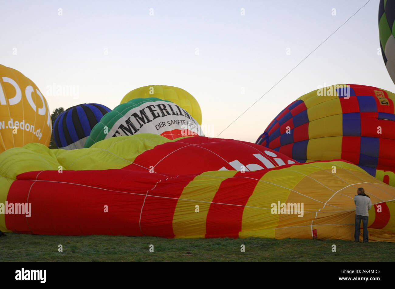 Ballon-Festival 2 9 05 4 9 05 in bienenbuettel Stockfoto