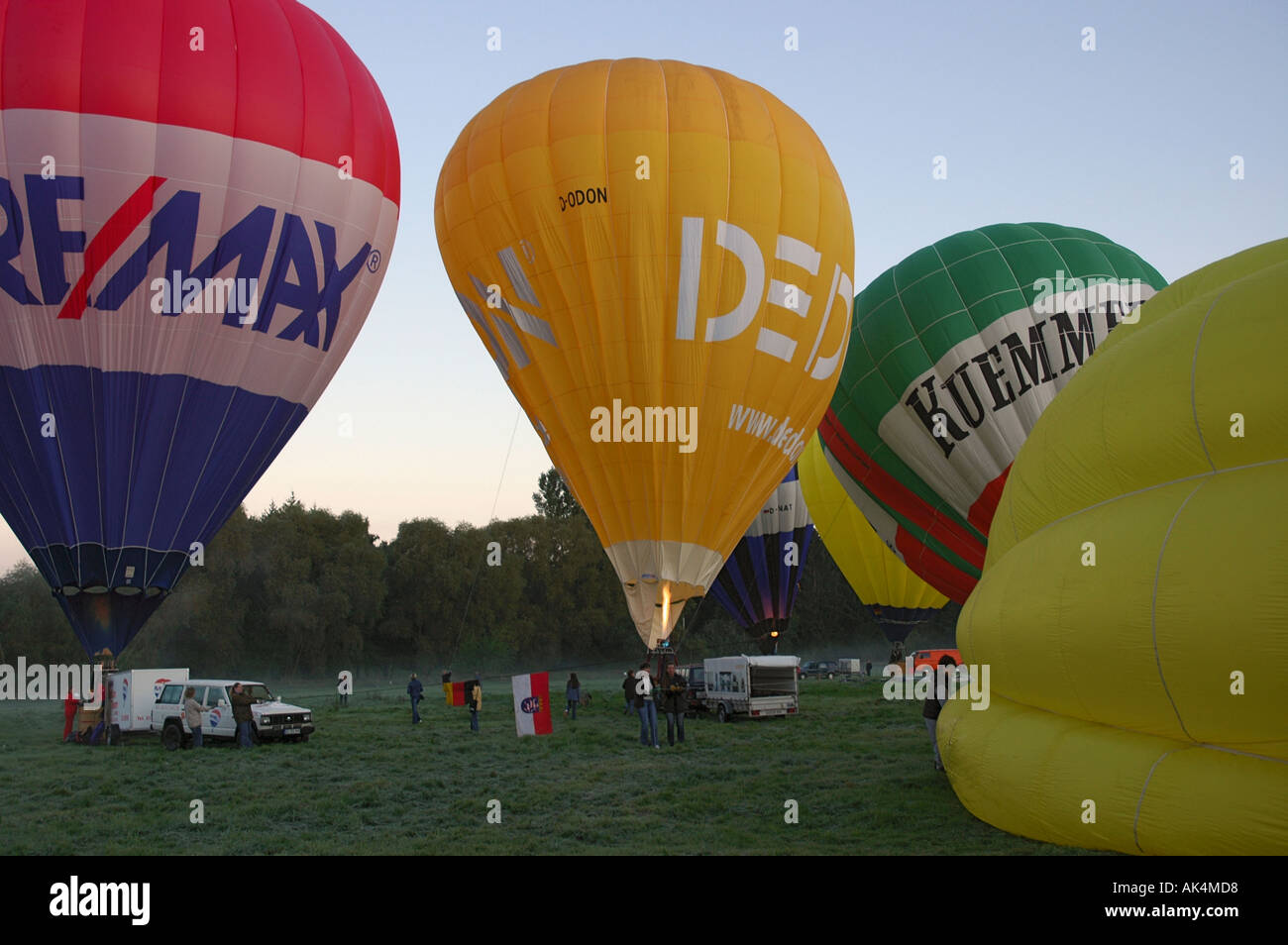 Ballon-Festival 2 9 05 4 9 05 in bienenbuettel Stockfoto