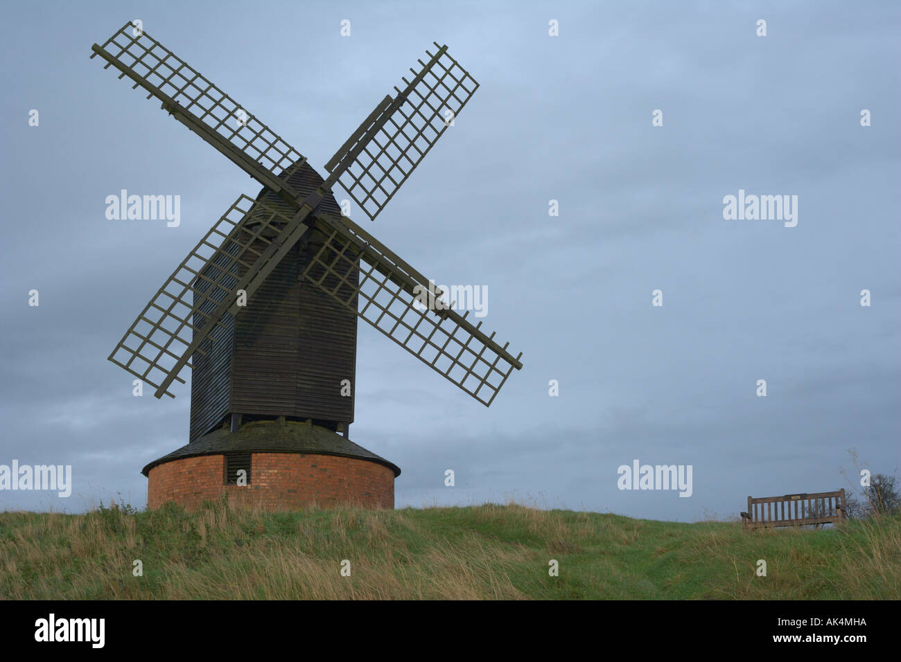 Brill Bockwindmühle. Buckinghamshire. England. Vereinigtes Königreich. Great Britain. Europäischen Union. Stockfoto